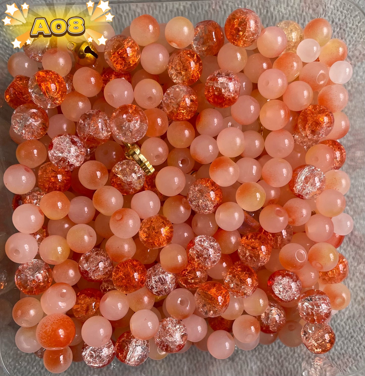 Glass beads Mix Beads for Jewelry Making 150ml/5oz