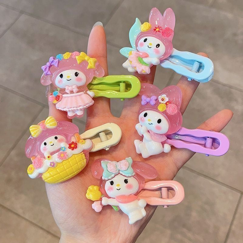 Adorable Cartoon Hair Clip Set | Fruity, Anime & Butterfly Styles for Your Cutest Look Ever!