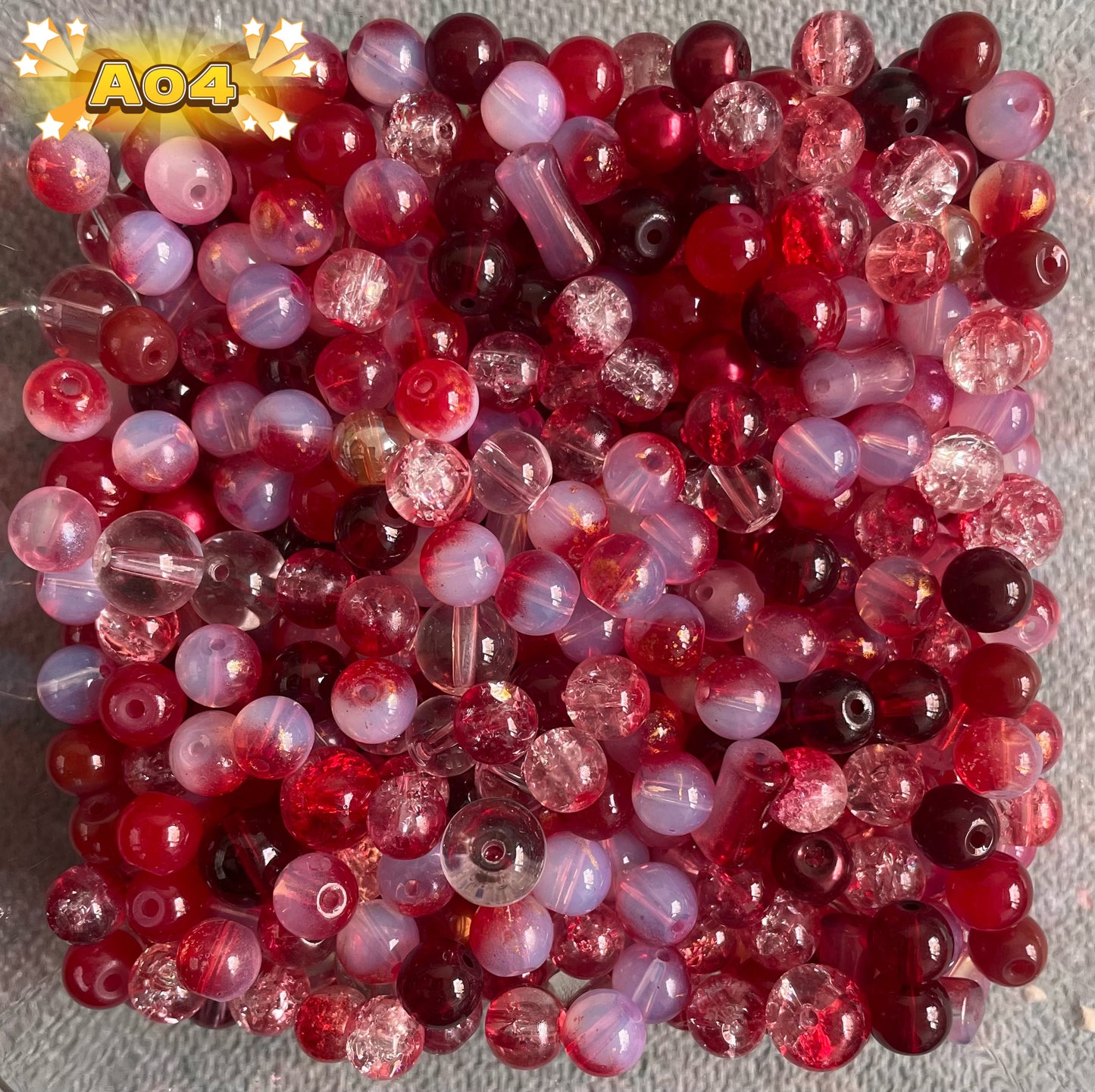 Glass beads Mix Beads for Jewelry Making 150ml/5oz
