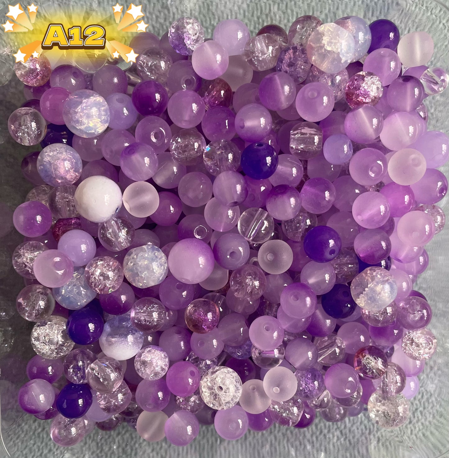 Glass beads Mix Beads for Jewelry Making 150ml/5oz