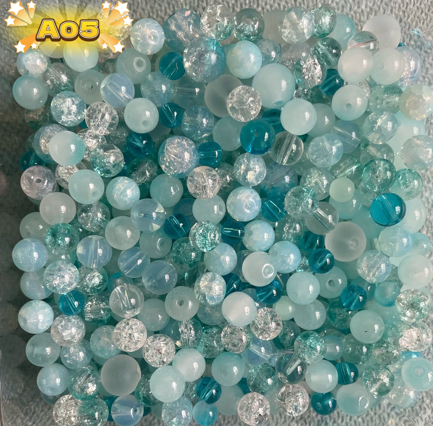 Glass beads Mix Beads for Jewelry Making 150ml/5oz