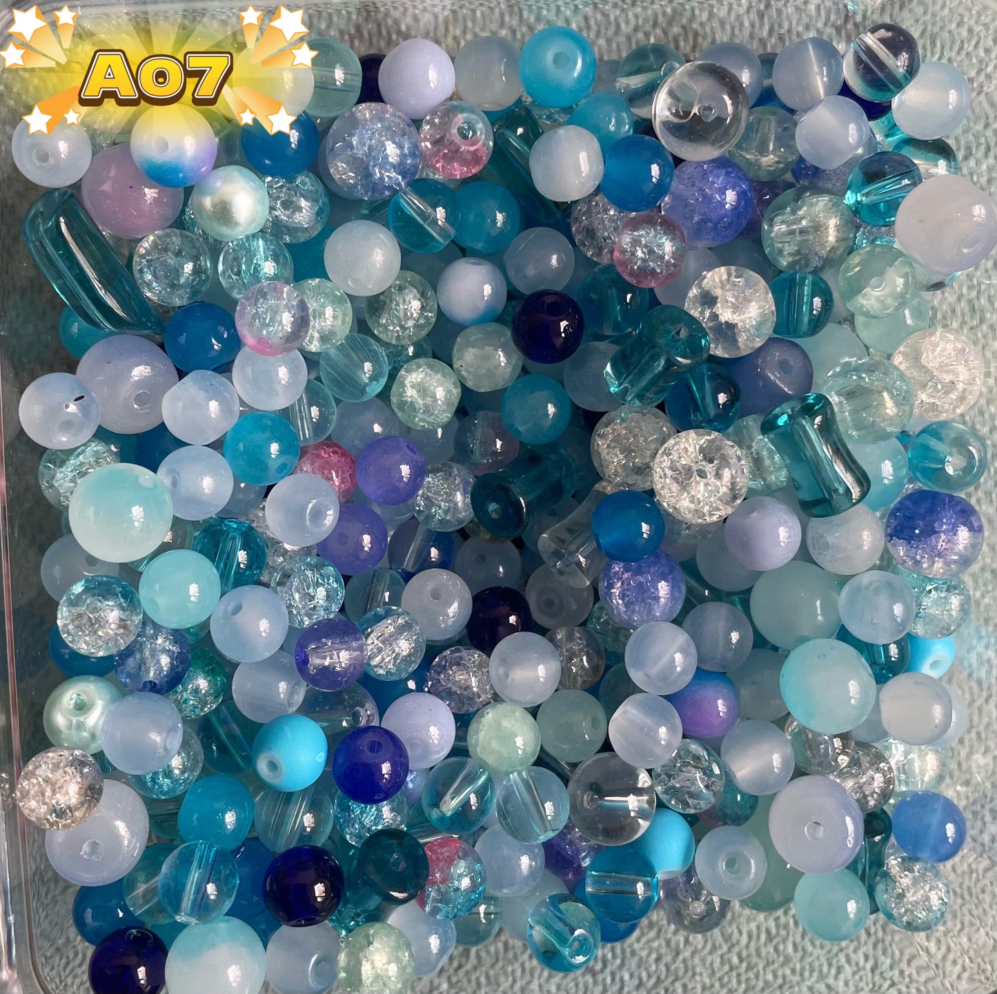 Glass beads Mix Beads for Jewelry Making 150ml/5oz