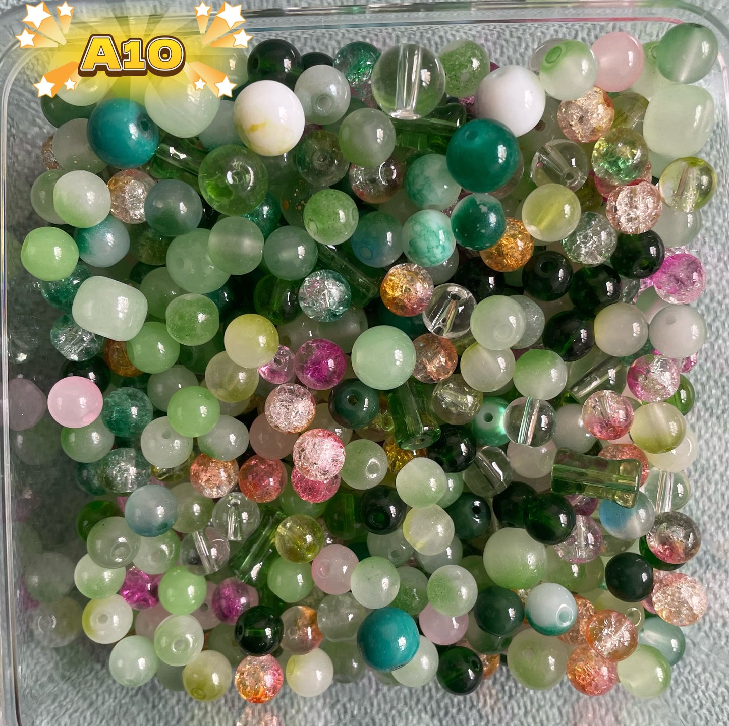 Glass beads Mix Beads for Jewelry Making 150ml/5oz