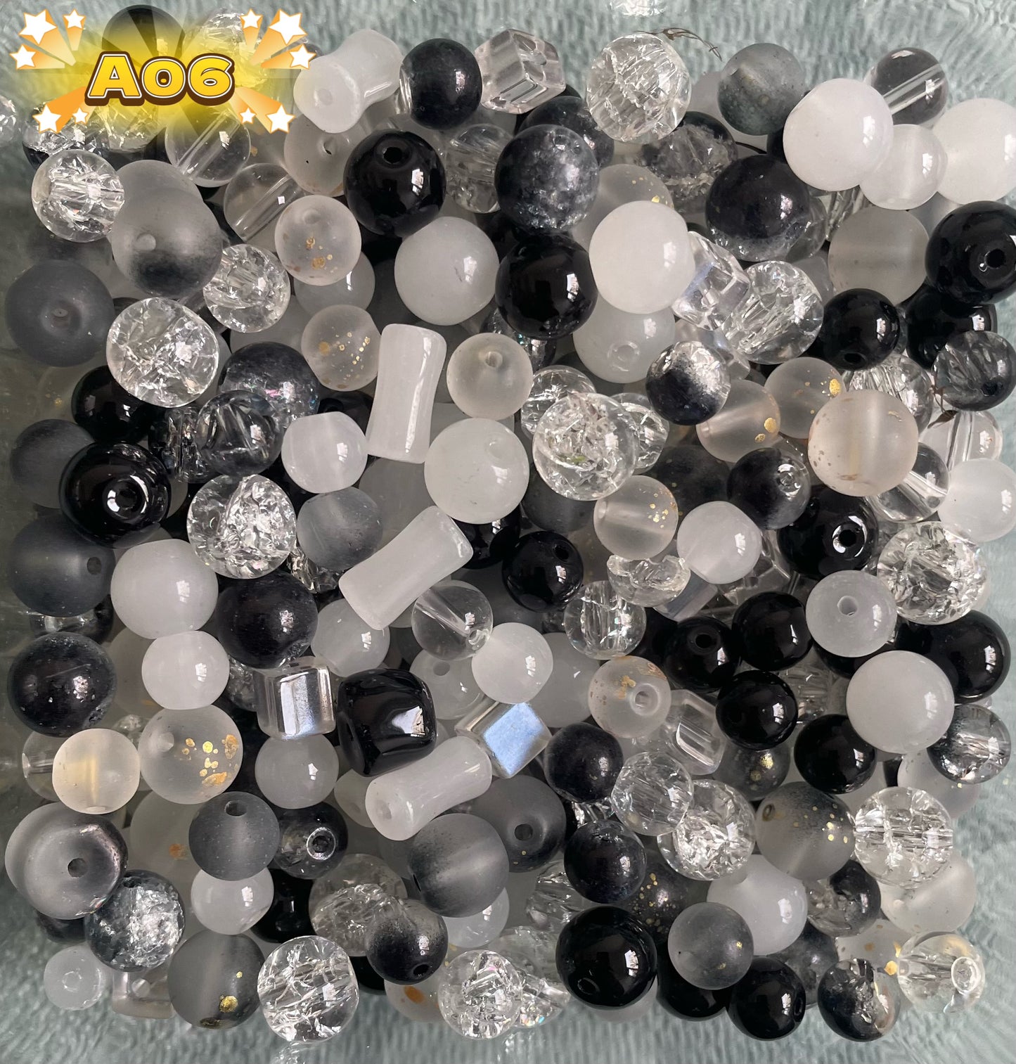 Glass beads Mix Beads for Jewelry Making 150ml/5oz